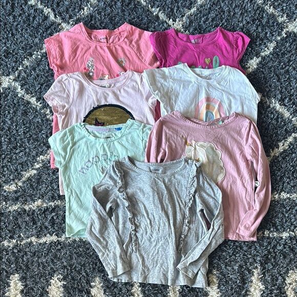 Bundle of 7 Girls Tops - Picture 1 of 16